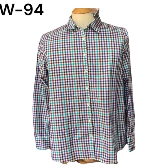 Sz18 Lands End Button Down Shirt NWT - Picture 1 of 6